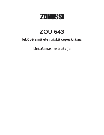 ZANUSSI ZOU643X User Manual | Manualzz
