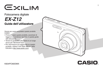 Casio EX-Z12 Manuale utente | Manualzz