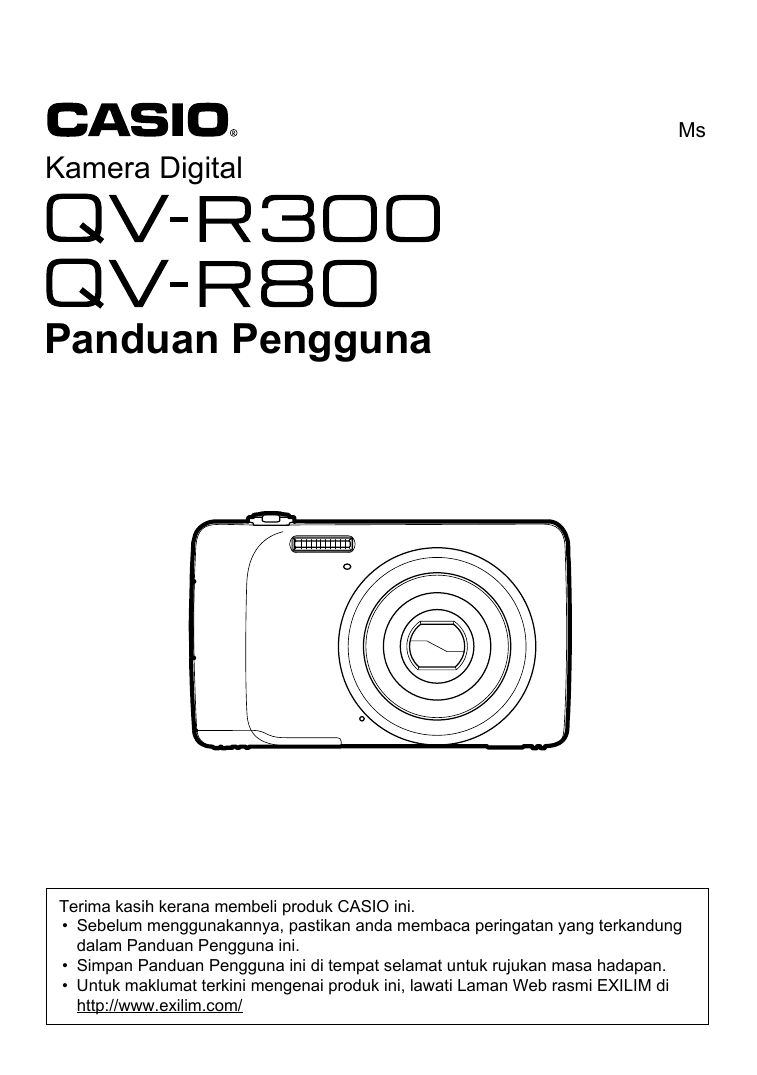 Casio Qv R300 Qv R80 Manual Pengguna Manualzz