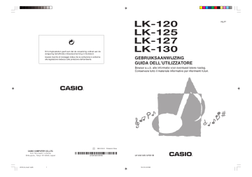 Casio LK-127 LK-120 LK-125 LK-130 Handleiding | Manualzz