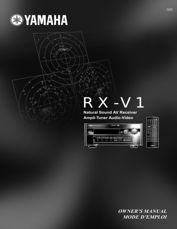 Yamaha RX-V1 Owner’s Manual | Manualzz