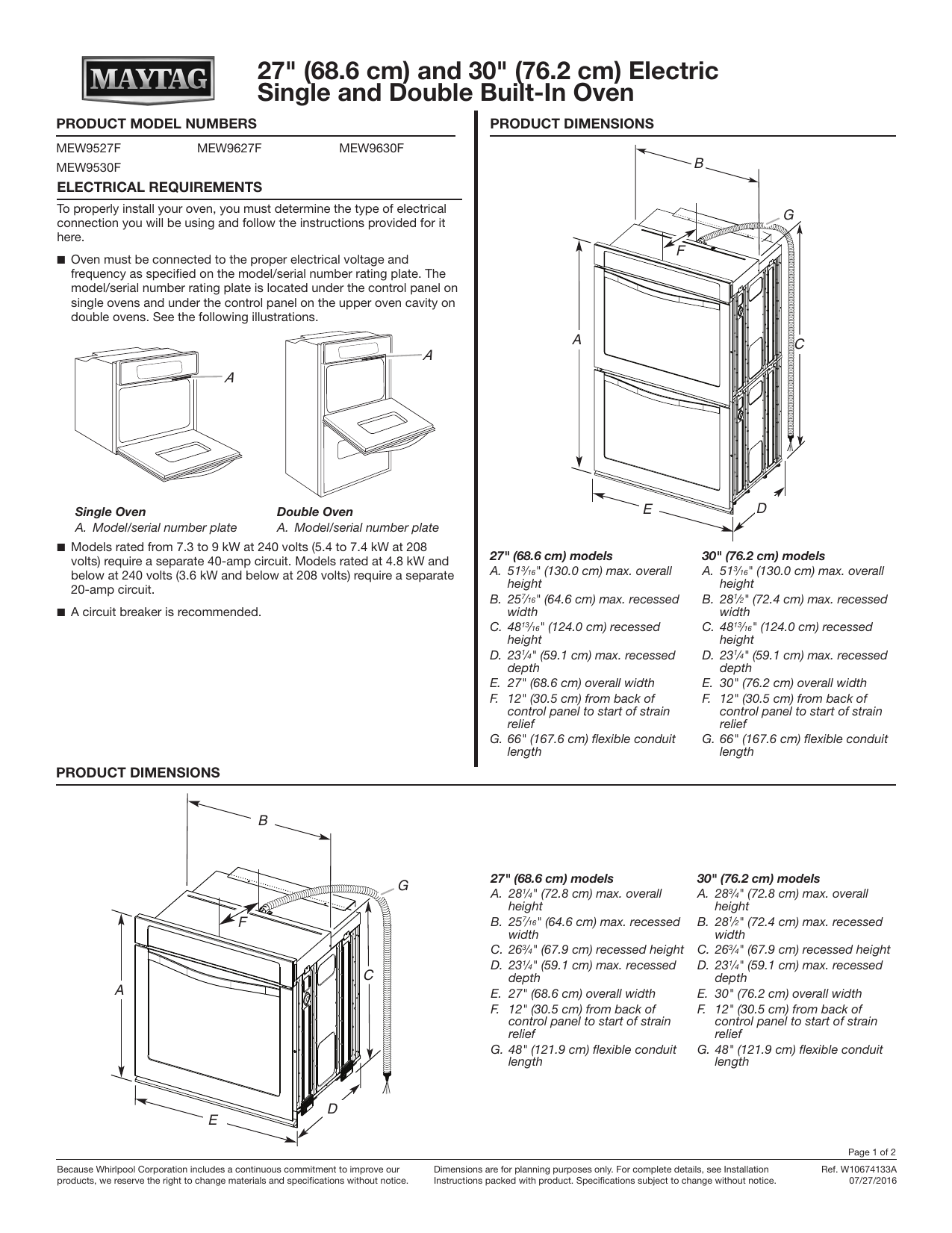 Maytag Mew9630fz User Manual Manualzz