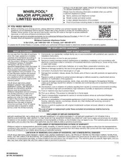 Whirlpool WMH31017HZ - Installation guide, Specification, User guide