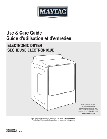 Maytag MEDB835DC Use & care guide | Manualzz