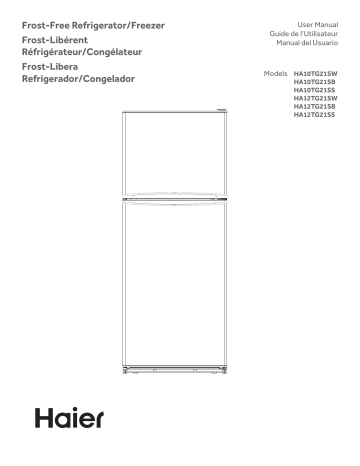 Haier HA12TG21SS, HA12TG21SB, HA12TG21SW, HA10TG21SW, HA10TG21SS ...