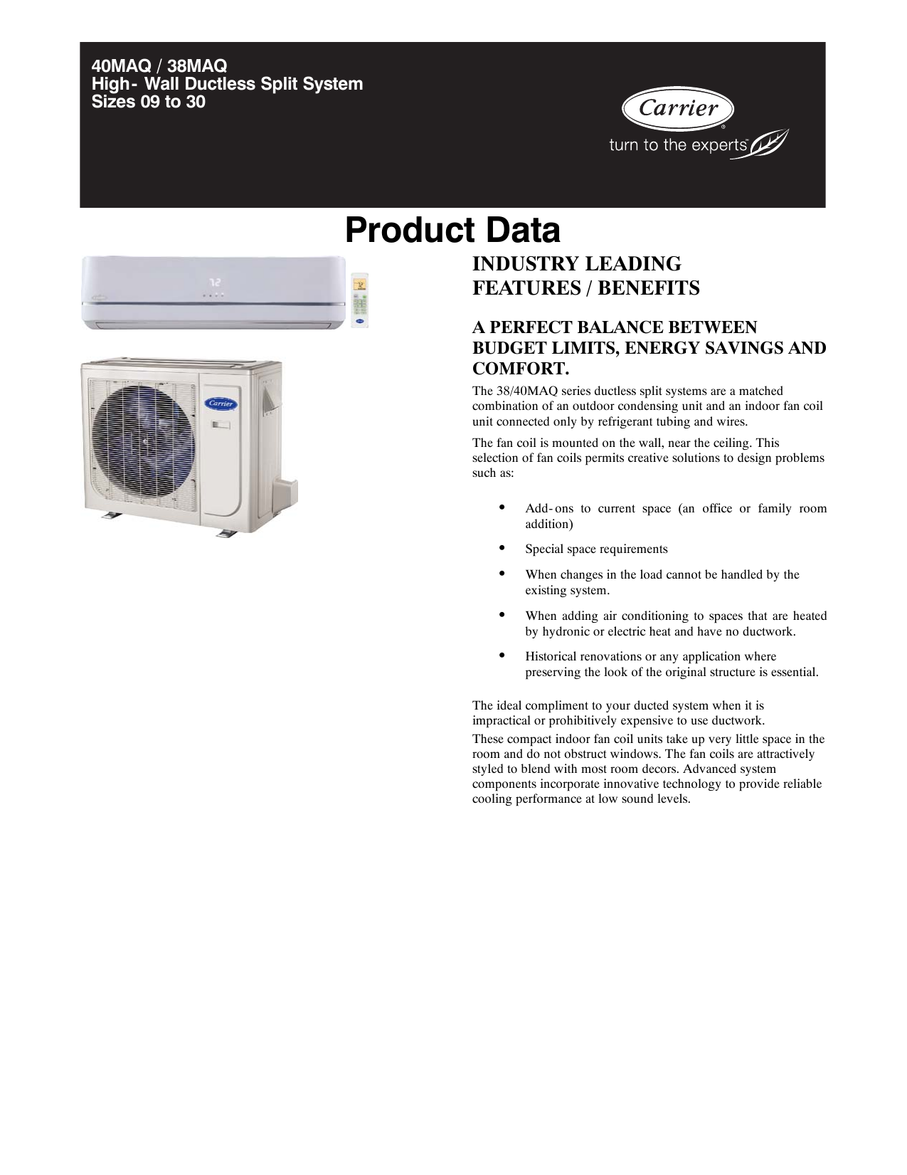 Carrier Fan Coil Units Catalogue Pdf Bios Pics