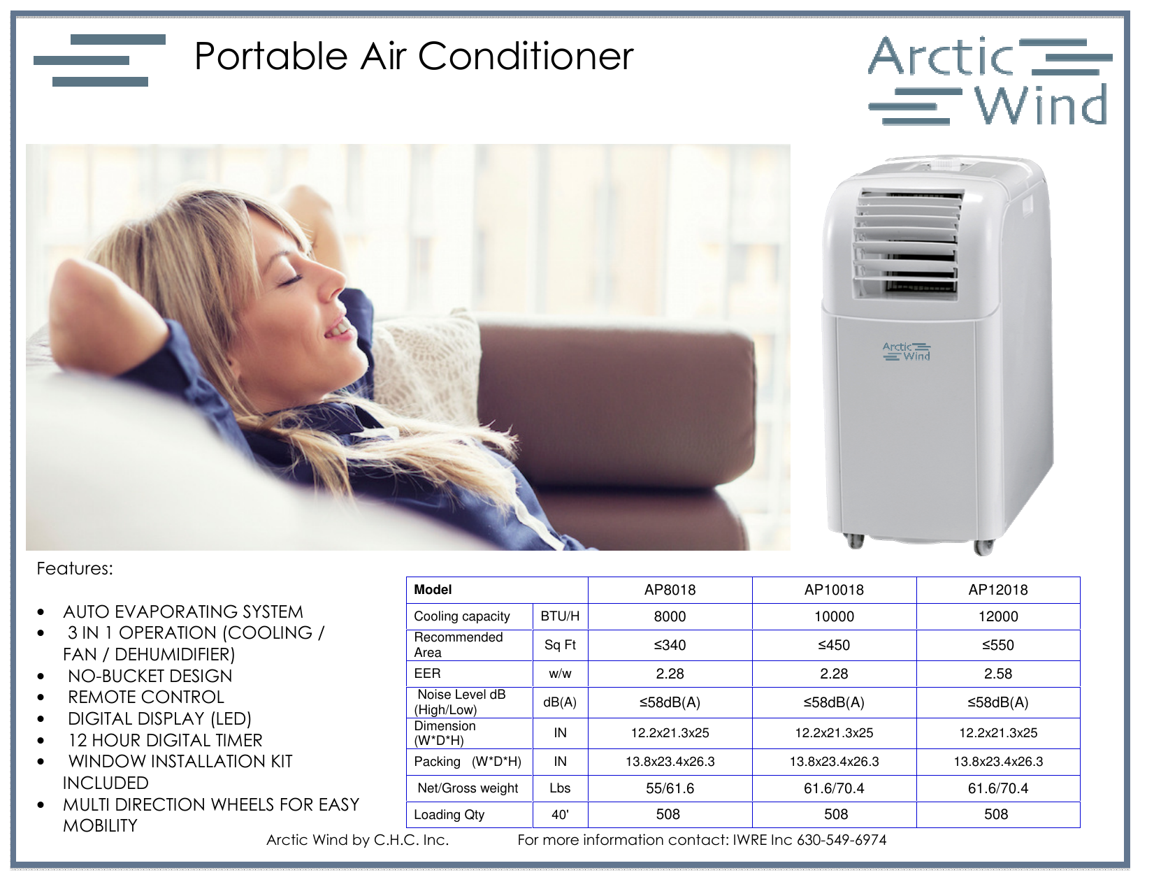 arctic wind portable ac