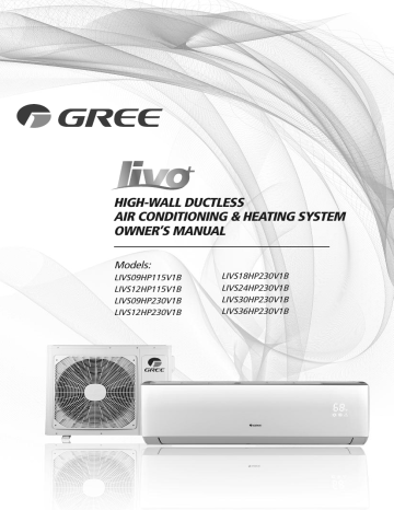 Gree Livs09hp230v1bh Use And Care Manualzz