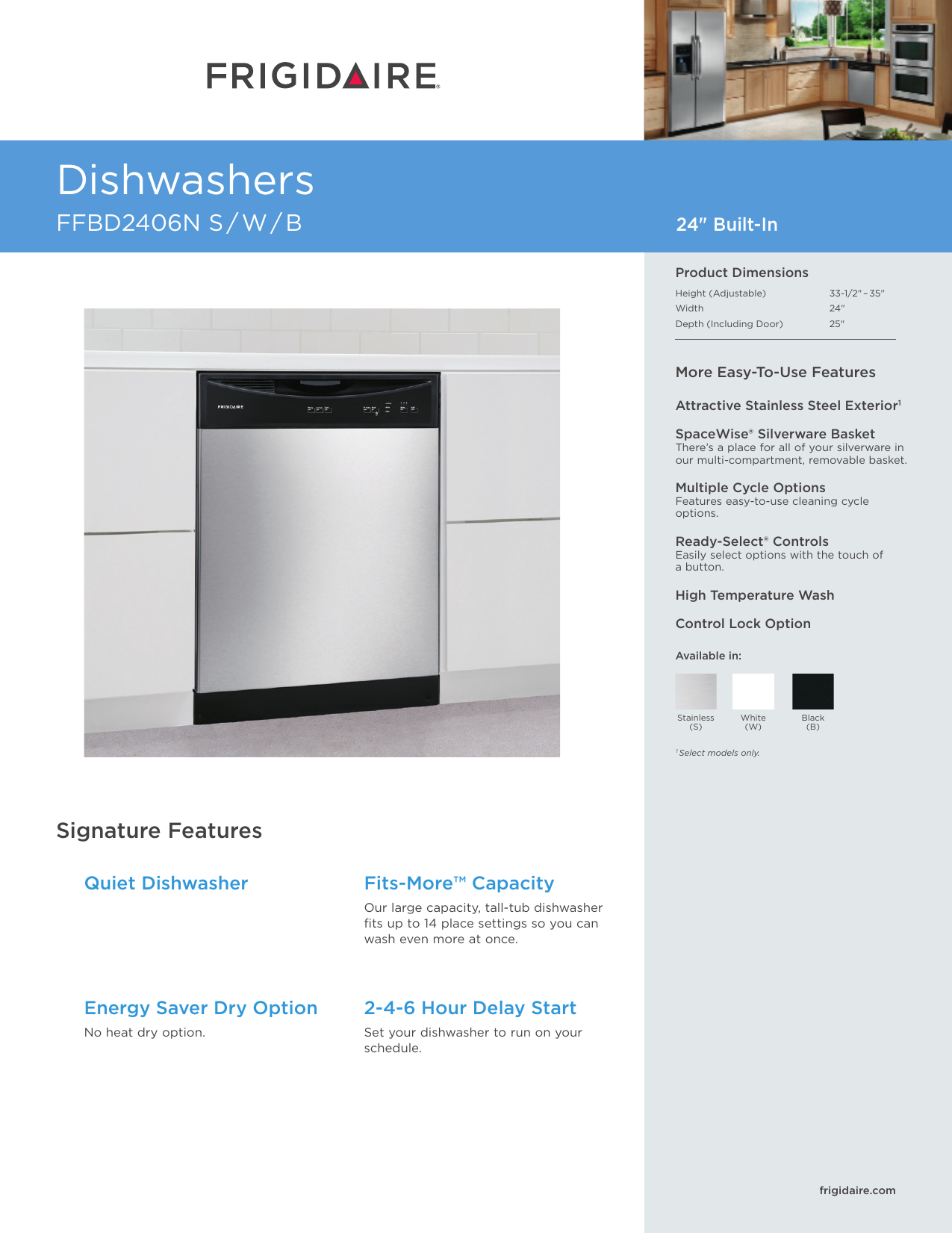 frigidaire gallery fghd2465n