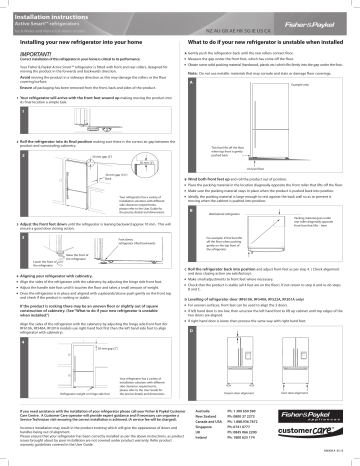 Fisher Paykel Rf135bdrux4 User Manual Manualzz