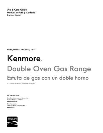 Kenmore 22-78049 Use & care guide | Manualzz