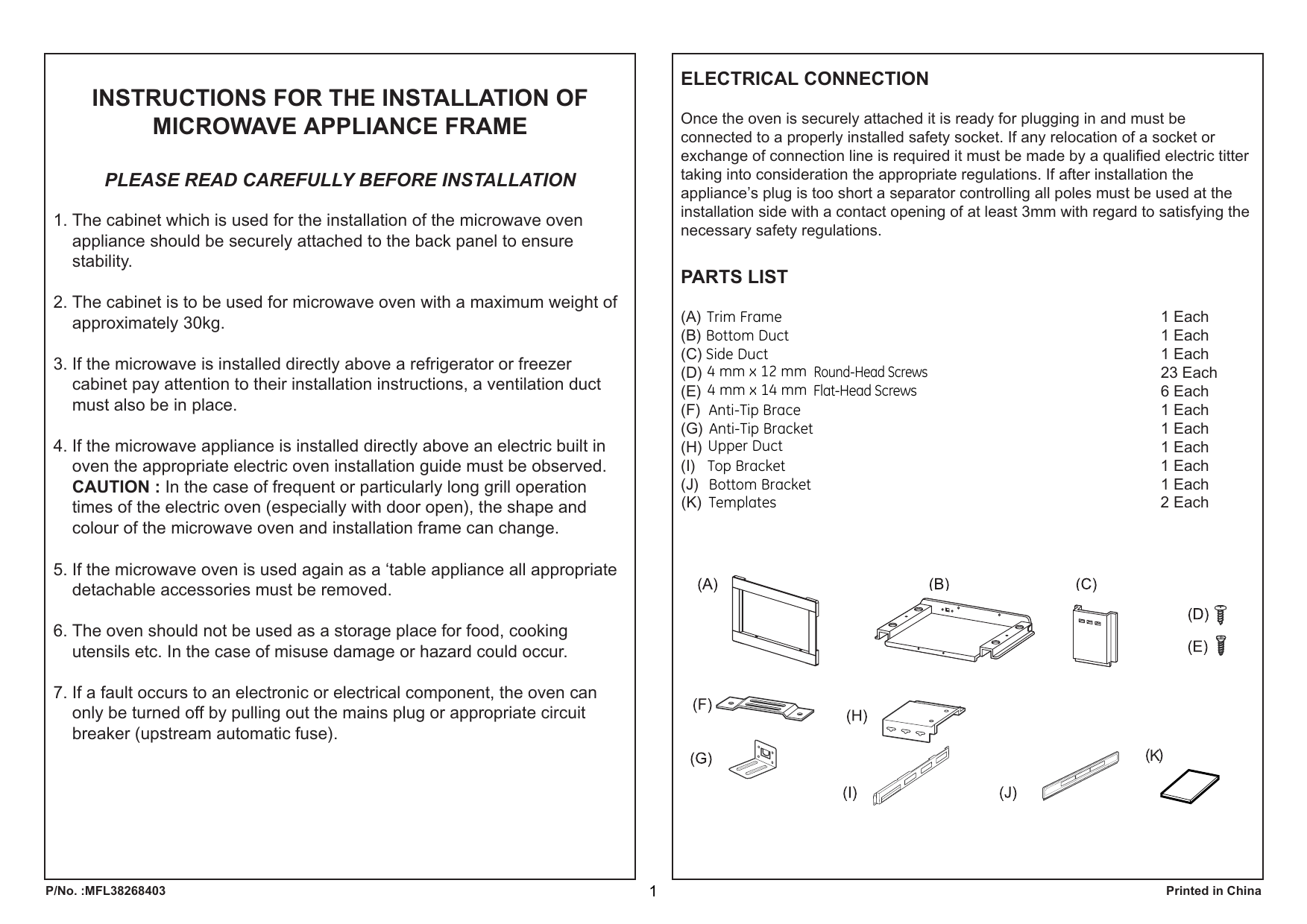 Lg Mk2030f Installation Manual Manualzz