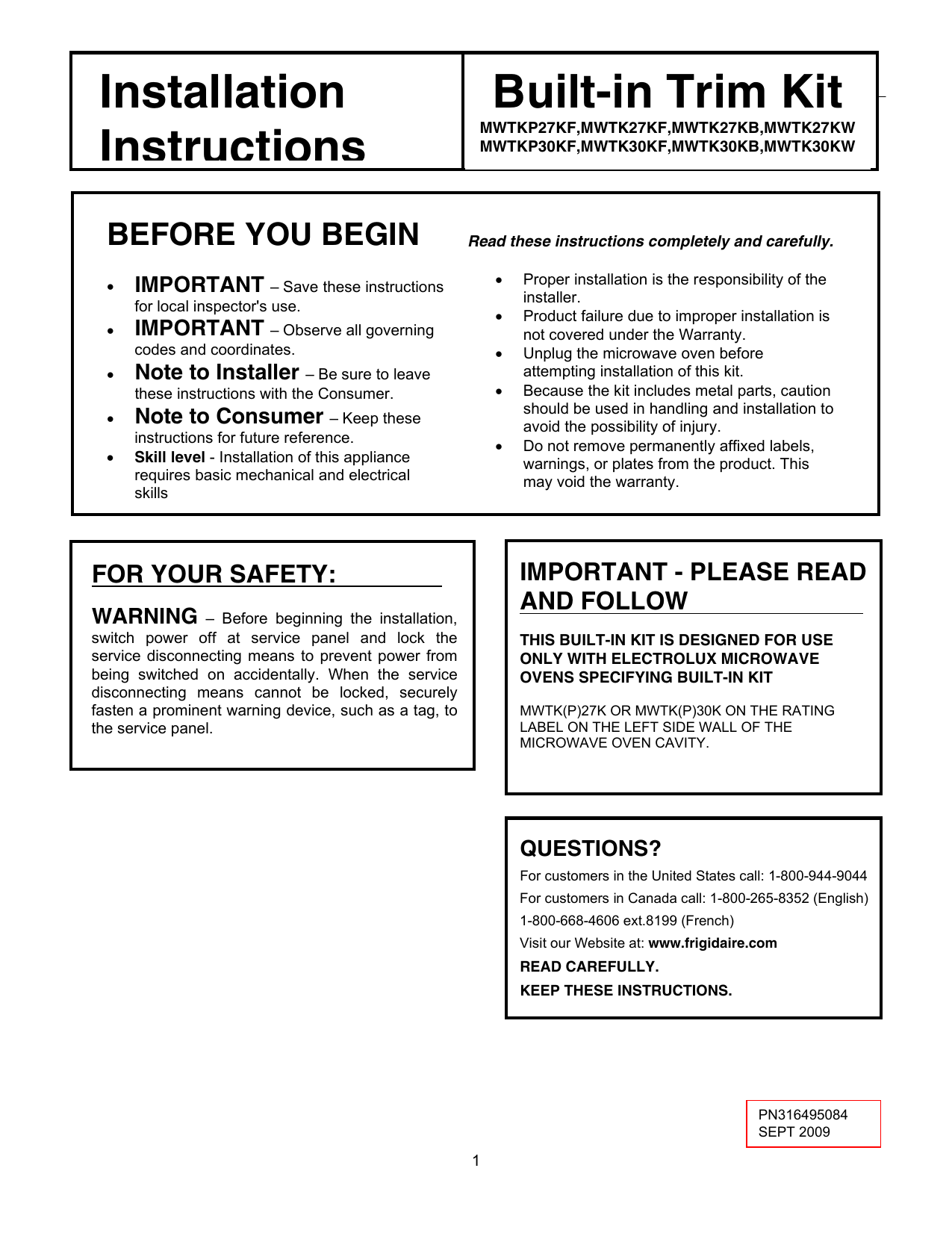 Frigidaire Mwtk30sbk Complete Owner S Guide English Manualzz Frigidaire Mwtk30sbk Complete Owner S