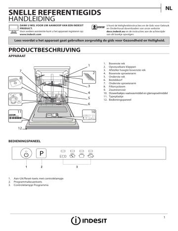 Indesit DIF 14B1 EU Handleiding | Manualzz