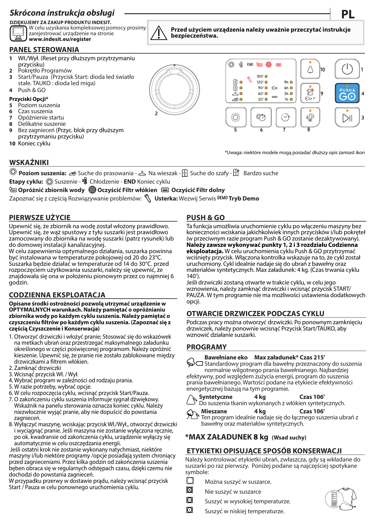 Indesit Yt M10 81 R Eu Instrukcja Obsługi Manualzzcom