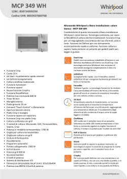 Whirlpool MCP 349 WH - Owner's manual, User guide, User manual |  manualzz.com