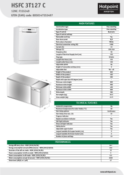 Whirlpool HSFC 3T127 C - Product information, Safety guide, User manual |  manualzz.com