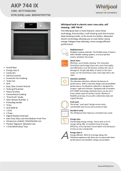 Whirlpool AKP 744 IX - Important information, Owner's manual, Product  information, User guide, User manual | manualzz.com