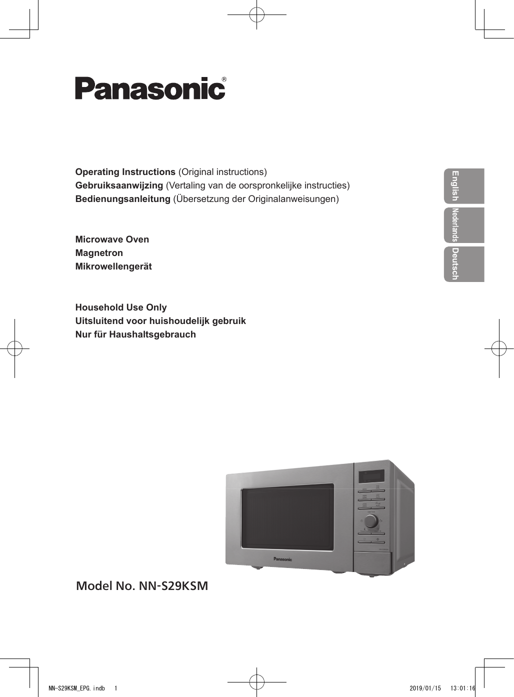 Panasonic Nns29ksm Operating Instructions Manualzz