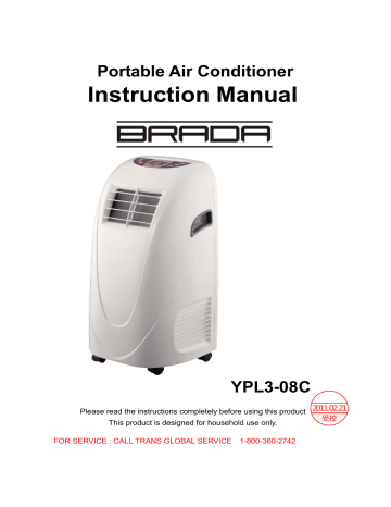 brada 8000 btu air conditioner