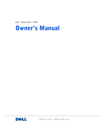 Dell Webcam 4400 User manual | Manualzz