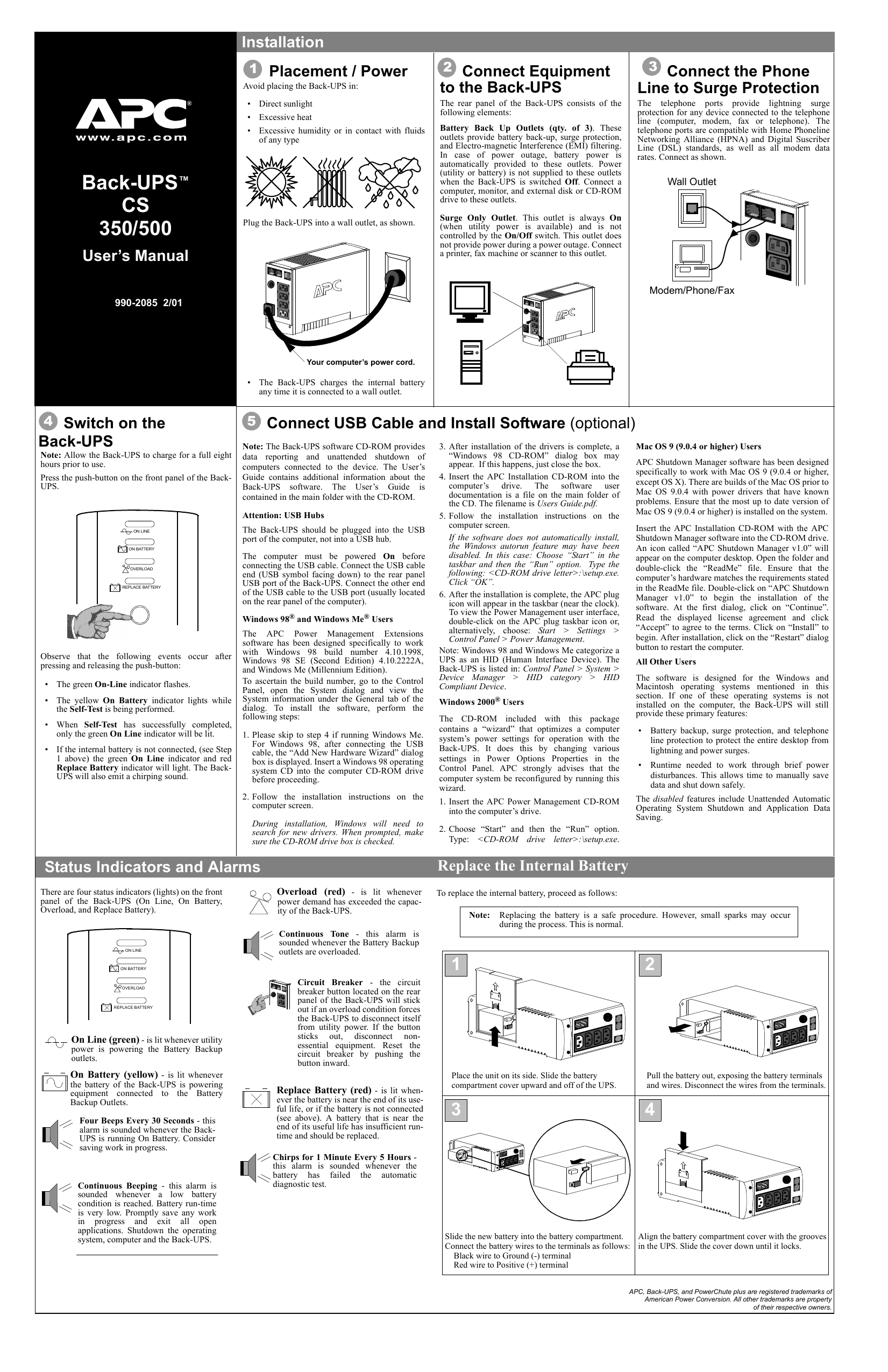 Apc Back Ups Cs 500 Аккумулятор Купить