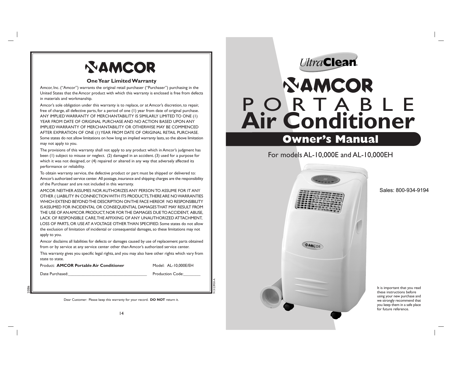 amcor air conditioner not cooling