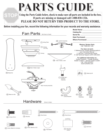 Hunter Fan Outdoor Ceiling 23298 User Manual Manualzz Hunter Fan Outdoor Ceiling 23298, Hunter Ceiling Fan Parts