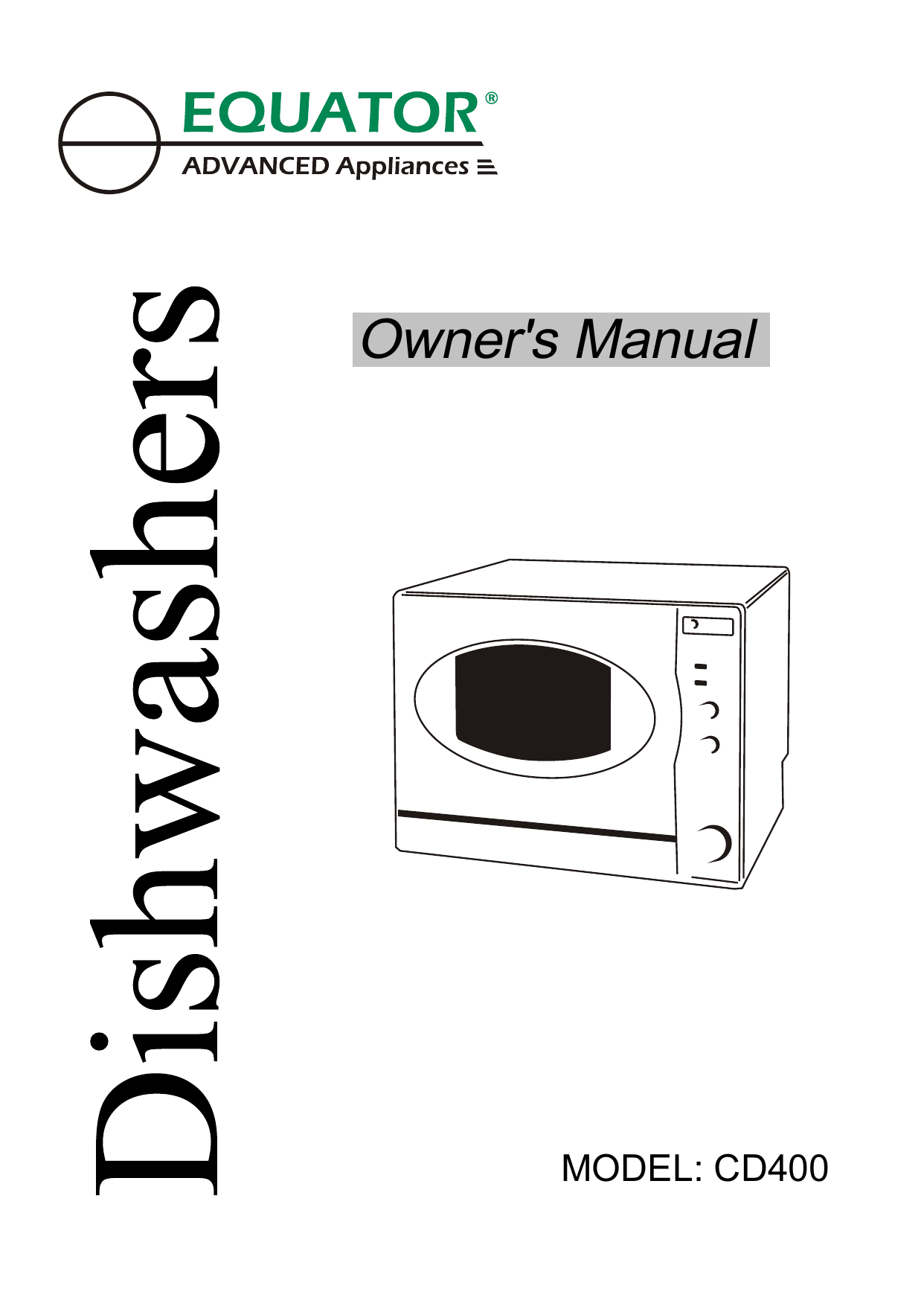 Equator Dishwasher Pmn User Manual Manualzz