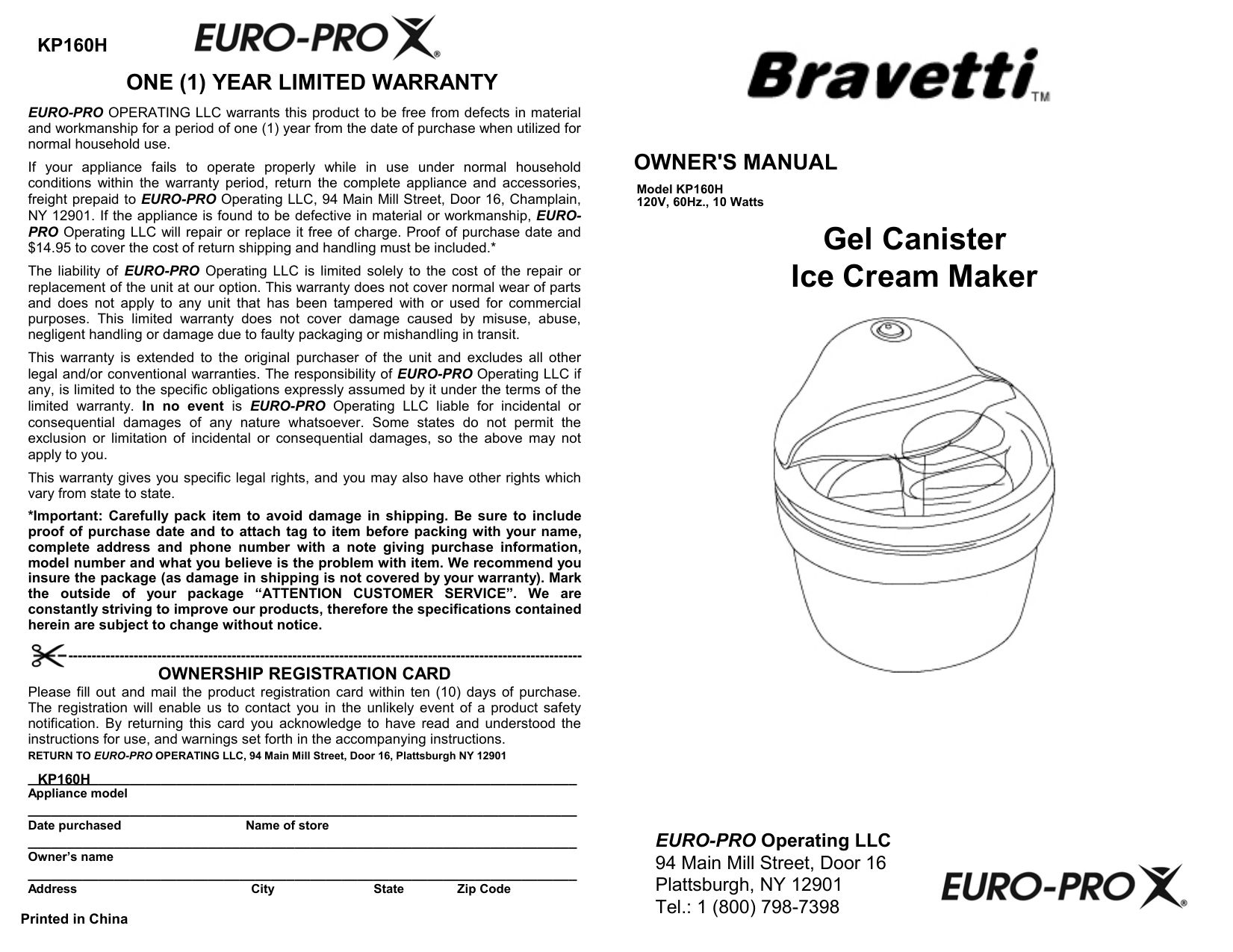 Sunbeam gel canister ice cream maker instructions hot sale