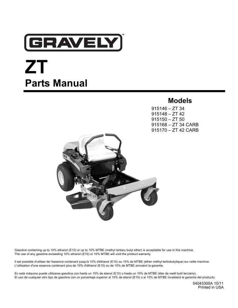 gravely zt 34