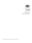 Hach Network Router DR 2800 User manual
