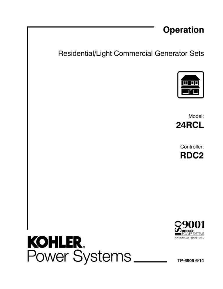 Kohler Generator Manual Pdf