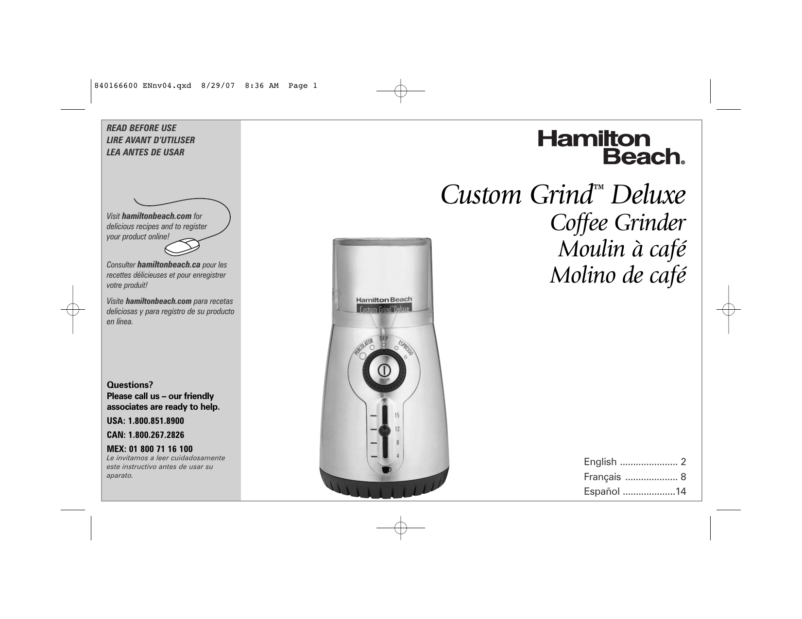 Fresh Grind Coffee Grinder - 80333