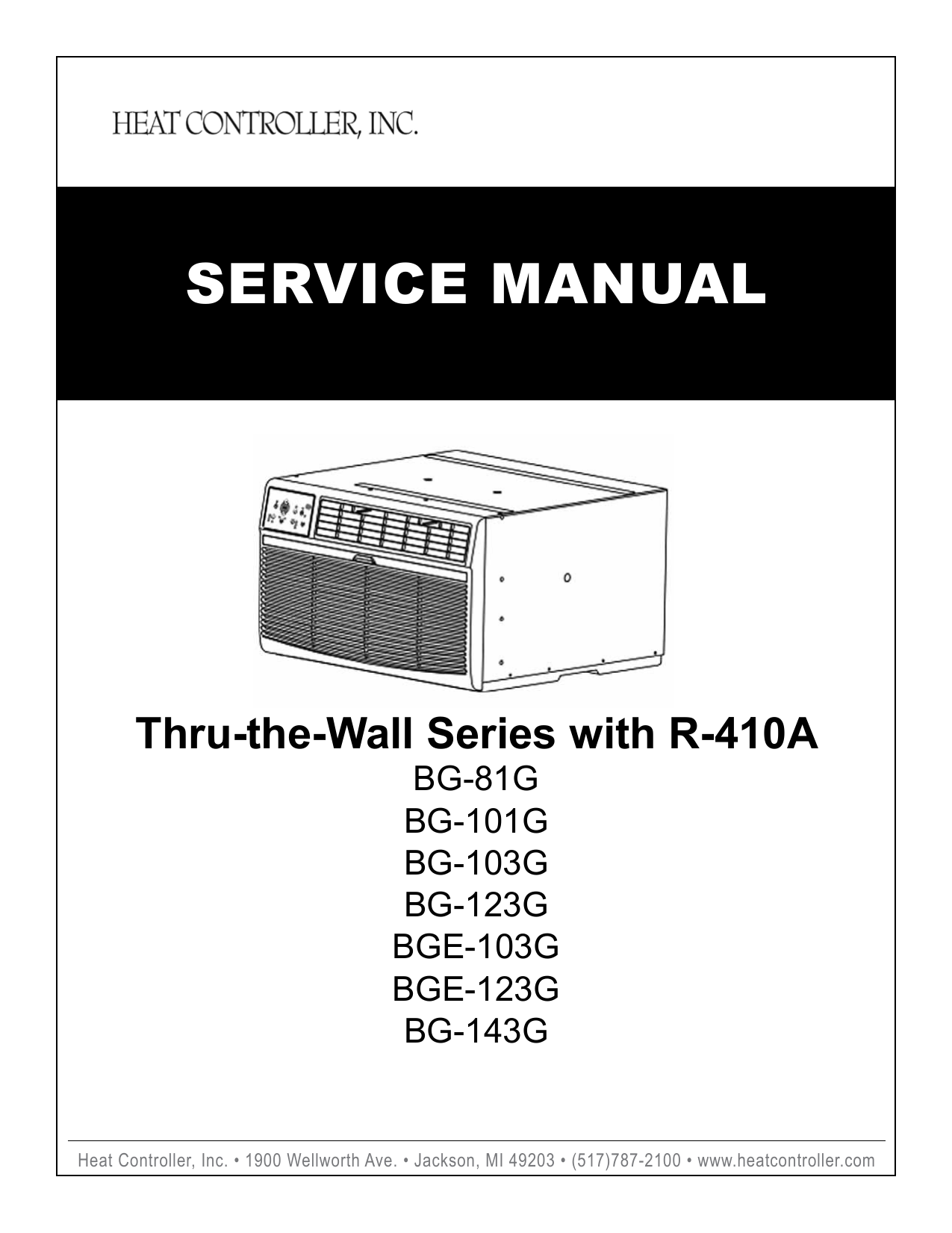 Heat Controller Air Conditioner BG-103G User manual | Manualzz