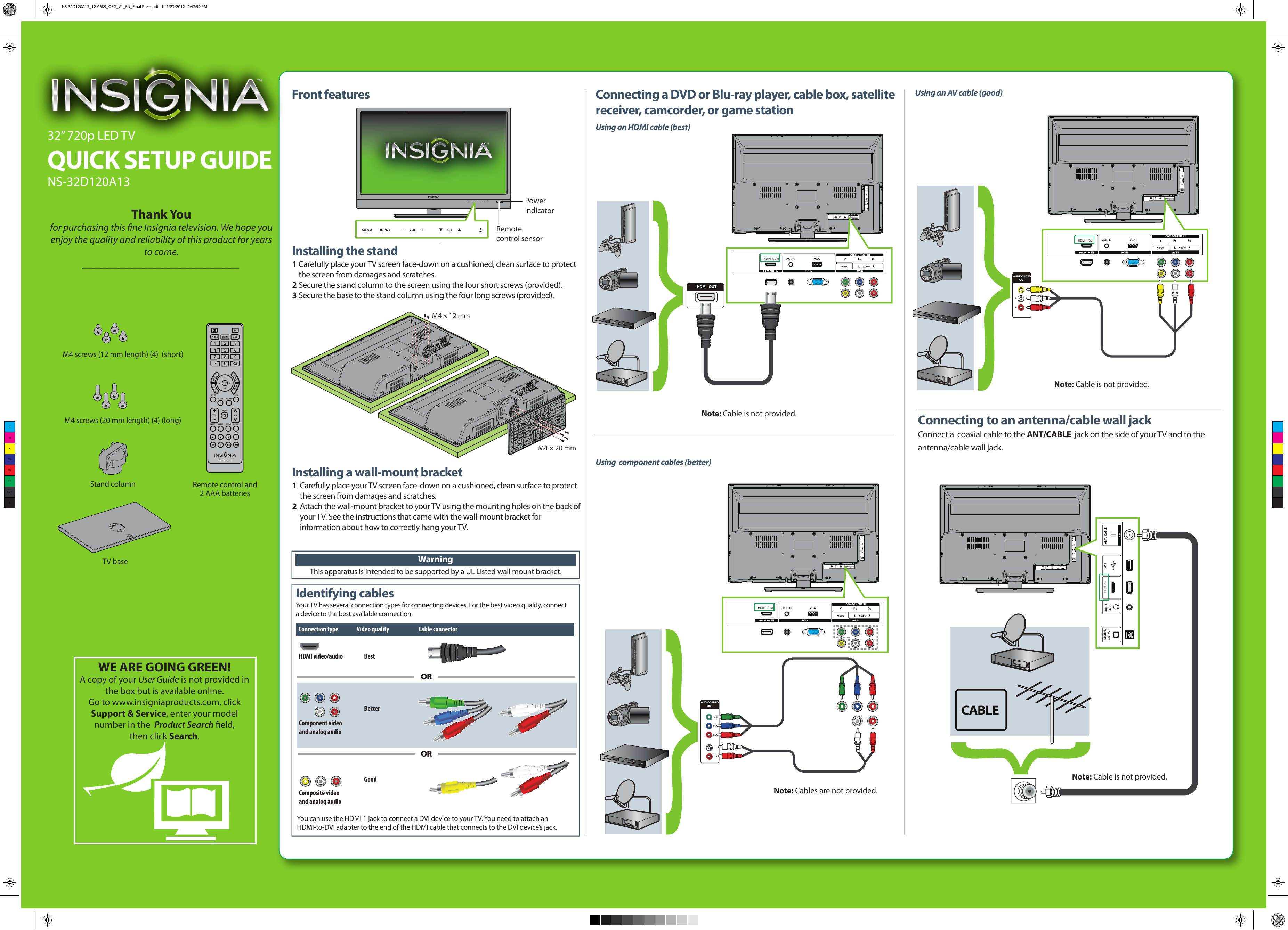 Insignia Tv User Manual