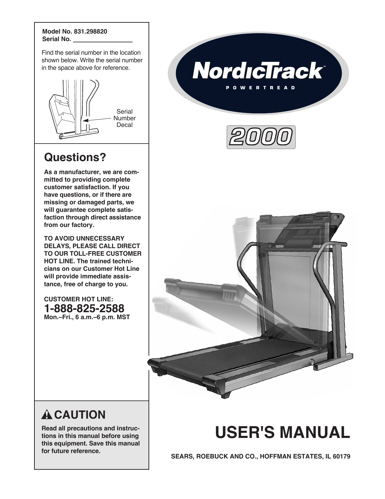 Nordictrack Treadmill Instruction Manual