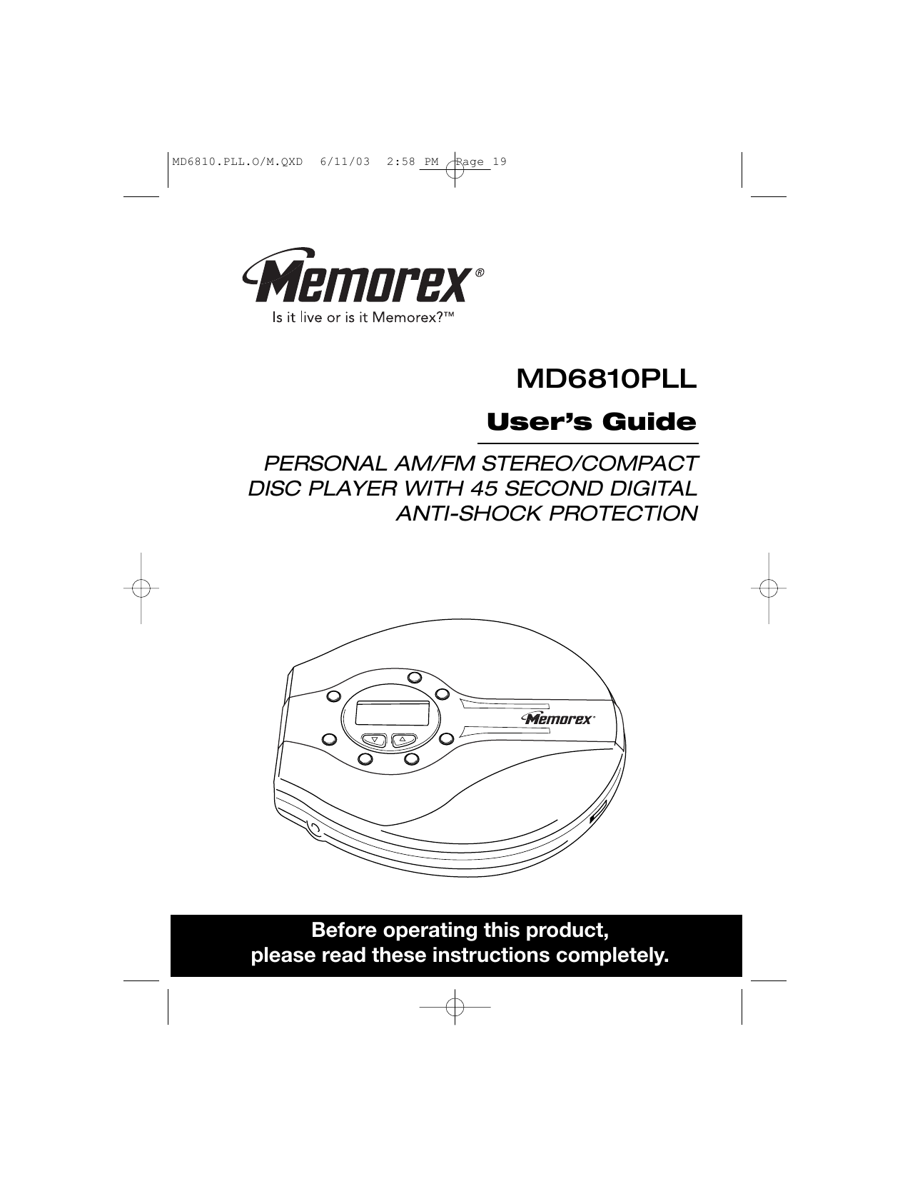 Memorex tv manual