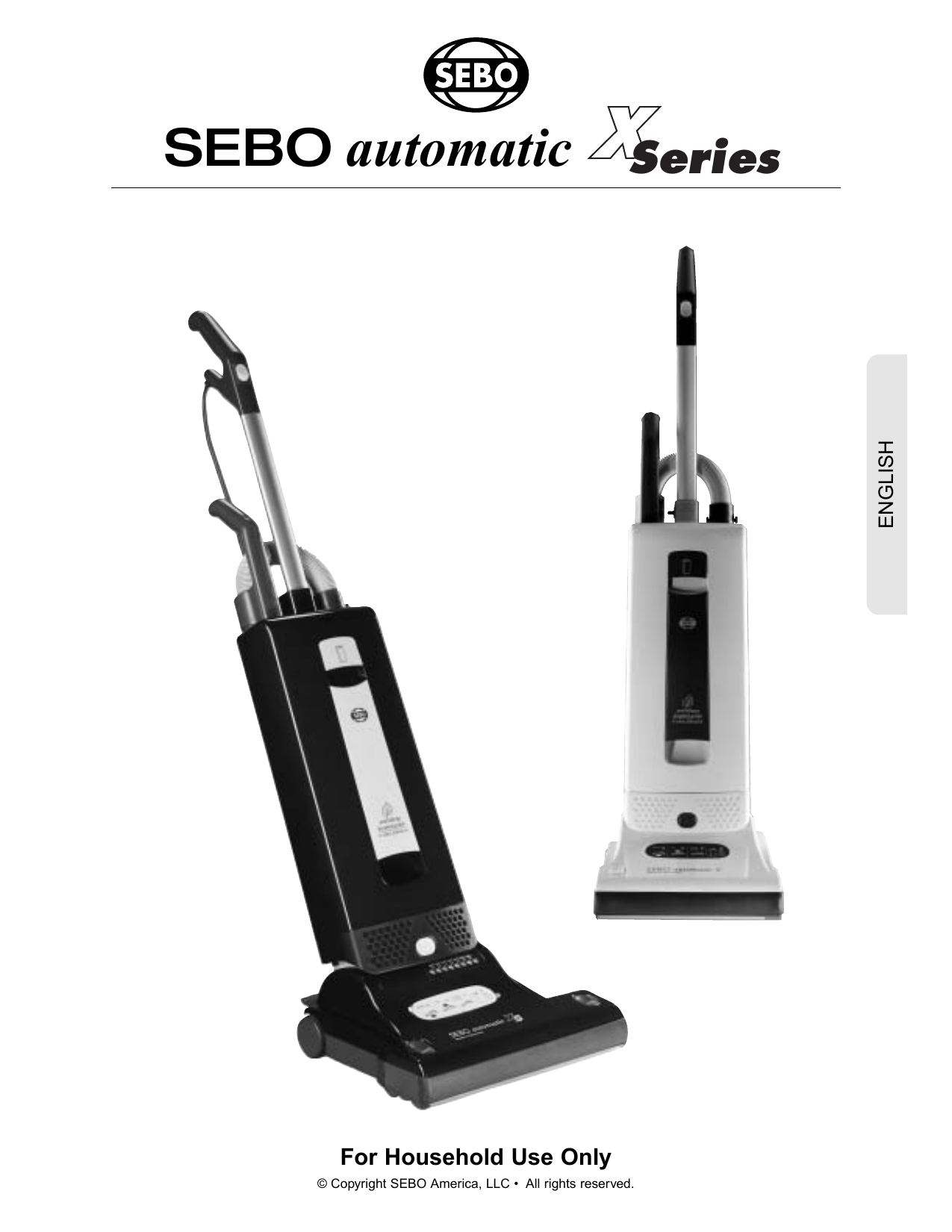 Sebo Vacuum Cleaner X4 User manual | Manualzz