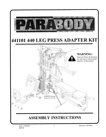 Parabody 440 home discount gym