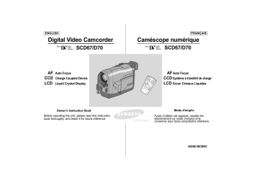 Samsung Camcorder AD68-00395C User manual | Manualzz