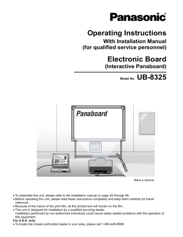 Panasonic Outboard Motor UB-8325 User manual | Manualzz