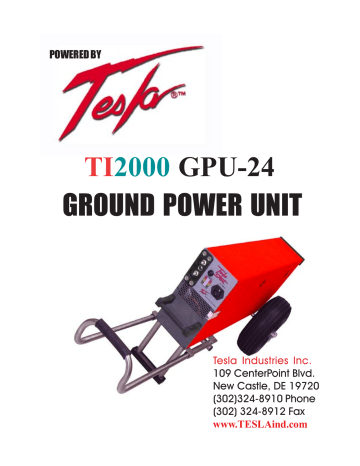 Tesla Power Supply TI2000GPU-24 User manual | Manualzz
