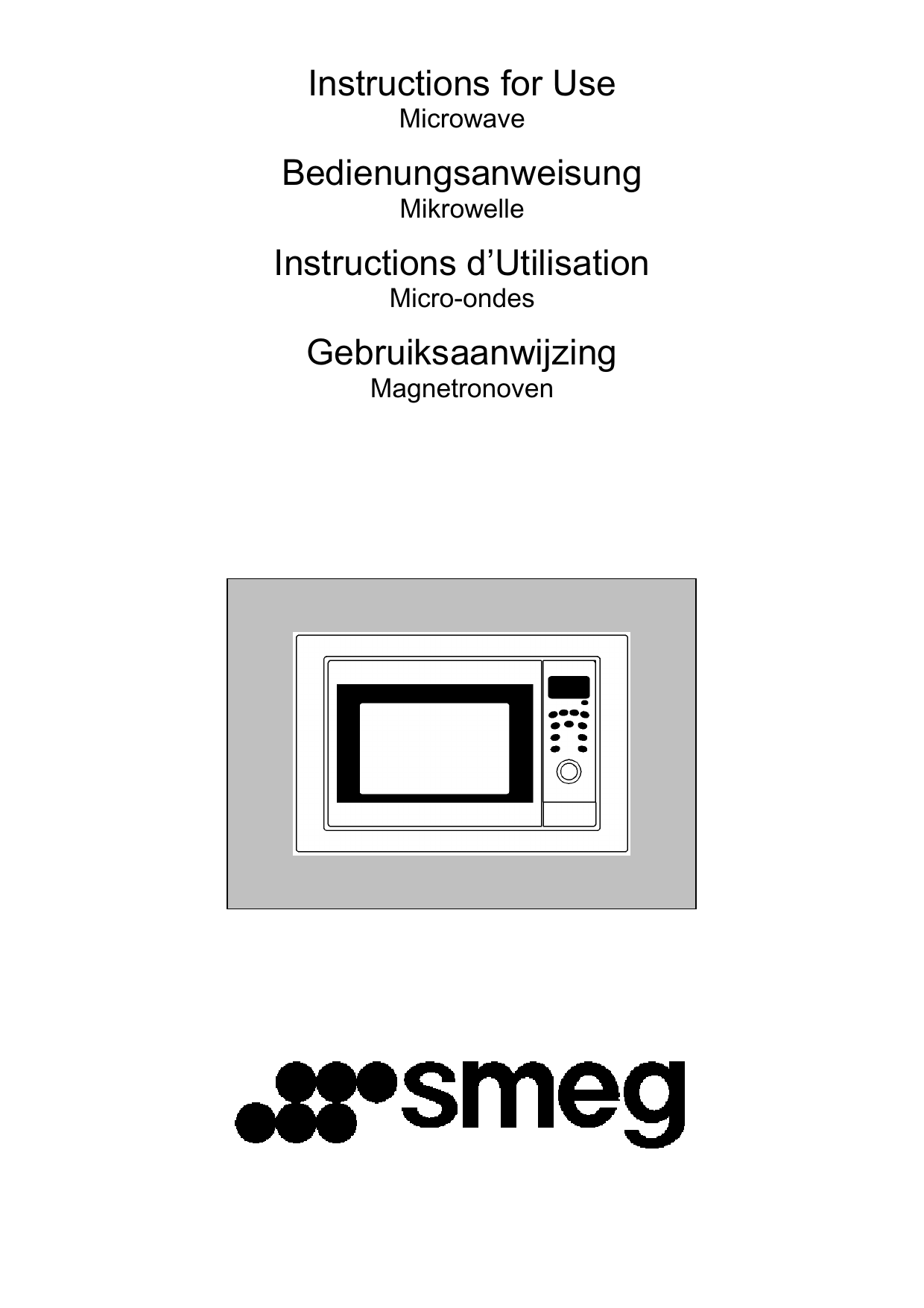 Smeg Microwave Oven Fme20ex User Manual Manualzz