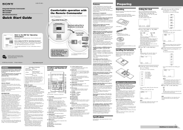 Sony Frozen Dessert Maker RM-AX4000 User manual | Manualzz
