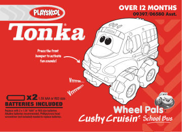 Tonka Motorized Toy Car Playskool User manual | Manualzz