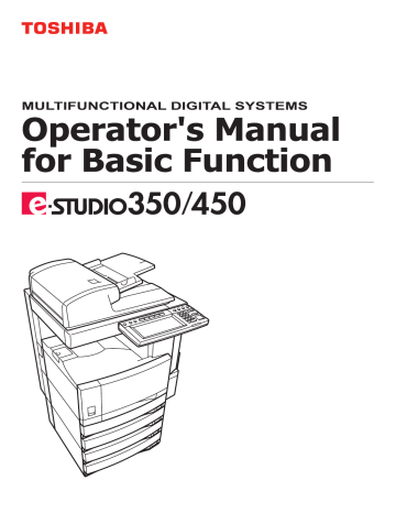 Toshiba All in One Printer 350 User manual | Manualzz