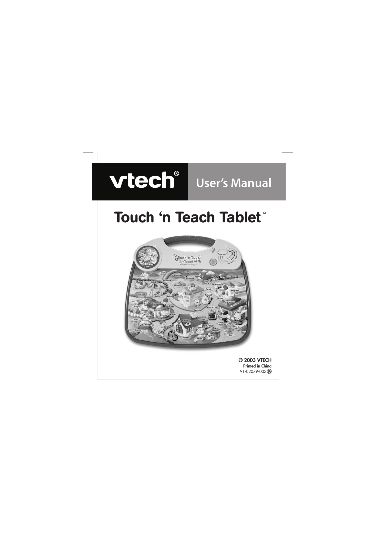 vtech touch and teach tablet