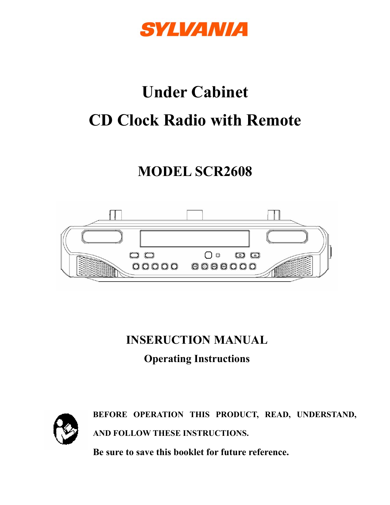 Sylvania Clock Radio SCR2608 User manual Manualzz