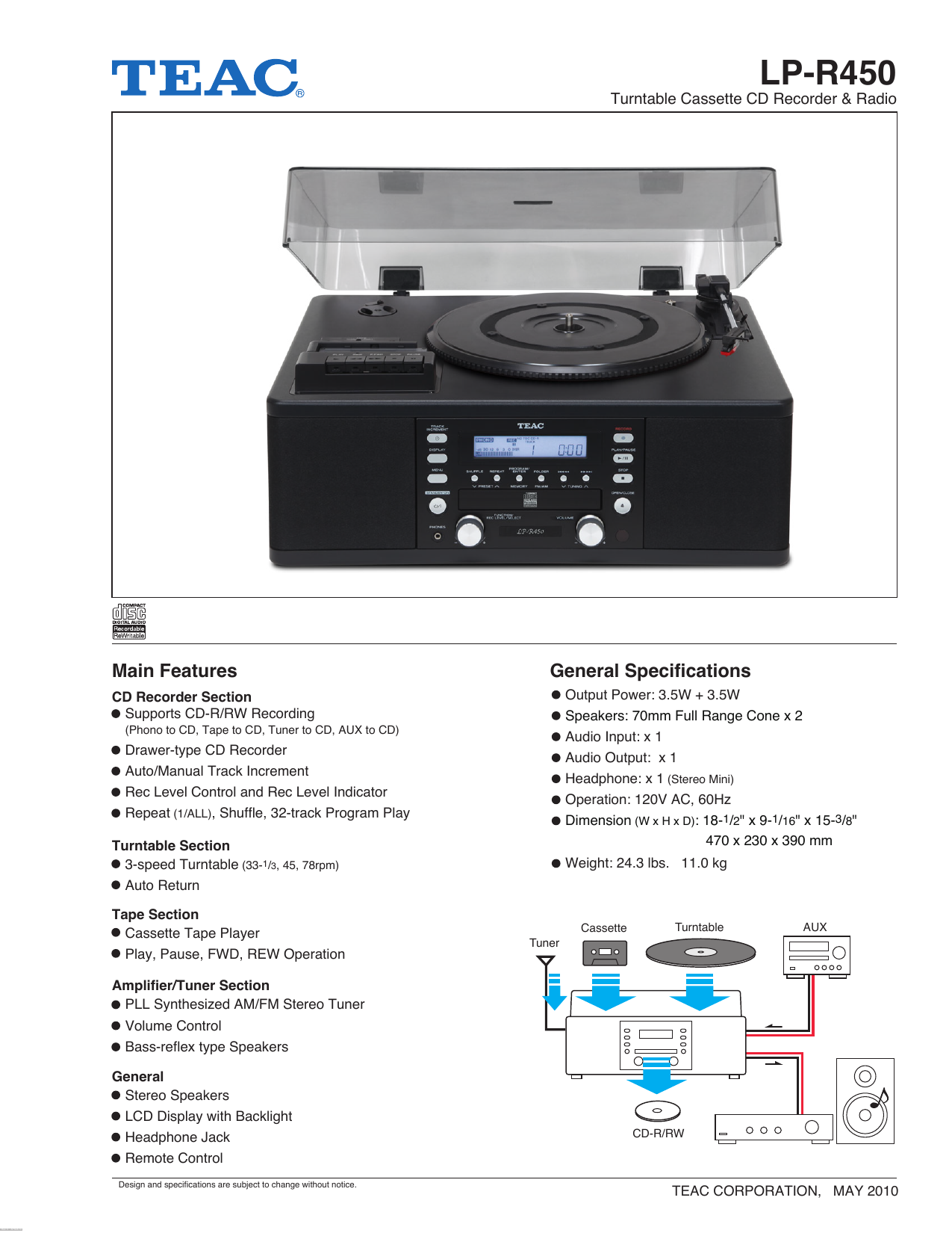 lp stereo system